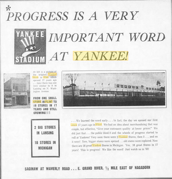 Yankee Stores - Waverly At Saginaw Location